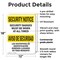 Signmission Security Badges Must Worn Bilingual OSHA Security Notice Sign, Plastic, 12in W x 18in L, 2PK OS-2PACK-SN-P-1218-L-11644 - alternate 8